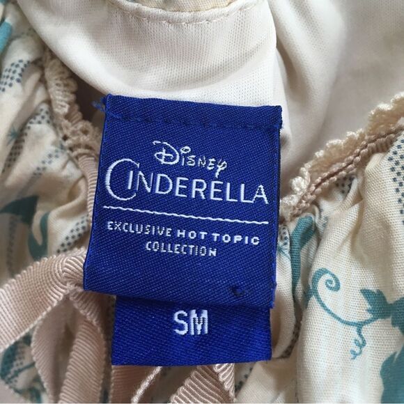 DISNEY HOT TOPIC CINDERELLA PEASANT SWEETHEART DRESS - Picture 7 of 13